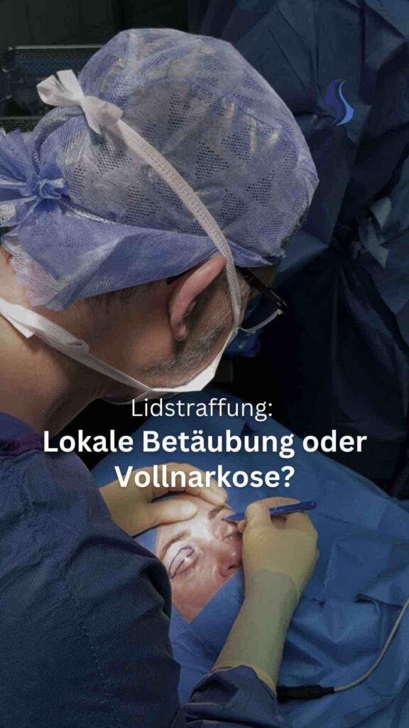 Lidstraffung - Wahl der Anästhesie, lokale Betäubung versus Vollnarkose bei Dr. Blazek in Berlin